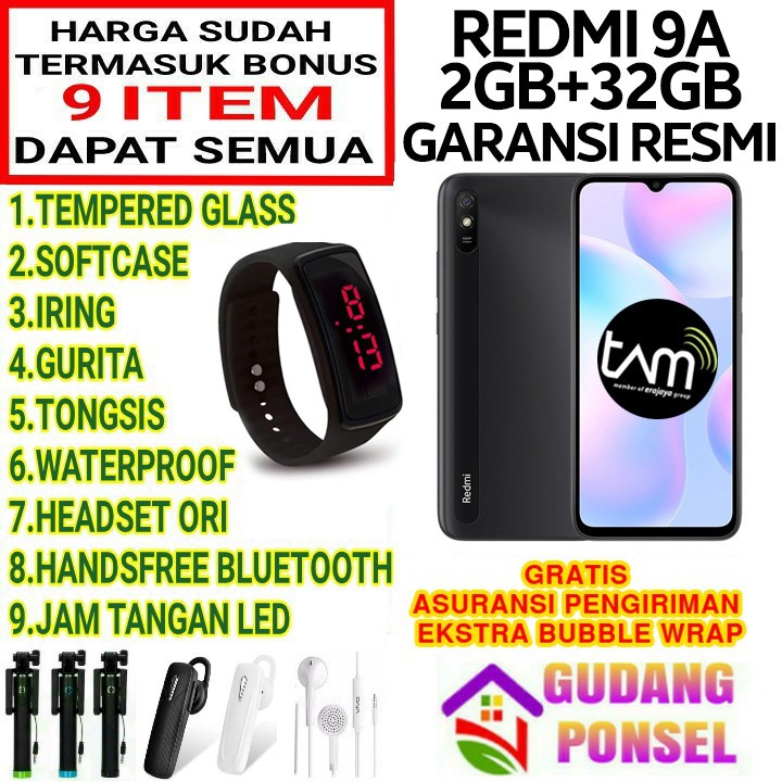 XIAOMI REDMI 10 & REDMI 9 T 9t 6/128 4/64 GB RAM 6GB 4GB ROM 128GB 64GB & 9A GARANSI RESMI TAM-3