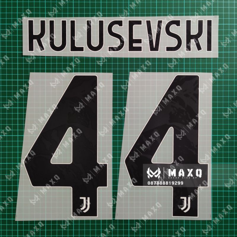 [ NAMESET ] KULUSEVSKI JUVE 2020 - 2021 HOME THIRD HUMANRACE JERSEY