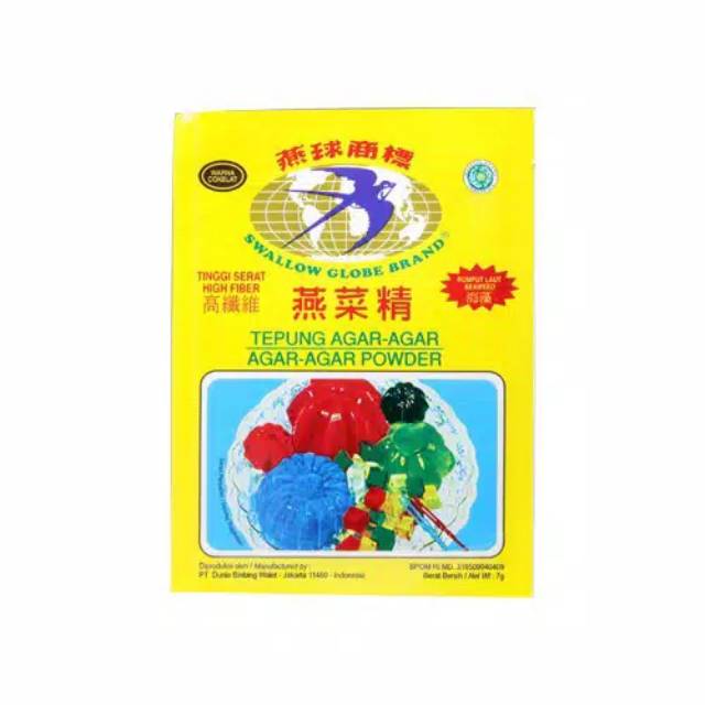 

Swallow Agar agar rasa rumput laut 7gr