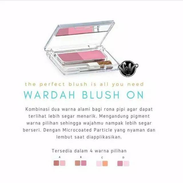 WARDAH BLUSH ON 2 IN 1/WARDAH/BLUSH ON WARDAH/BLUSH ON/BLUSH ON 2IN1/KOSMETIK / MAKEUP / PERONA PIPI