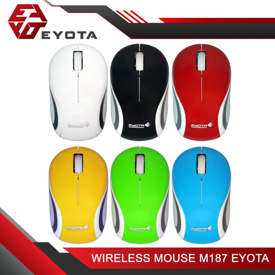 Jual Eyota Wireless Optical Mouse M187 / Mouse Optic Wireless Eyota
