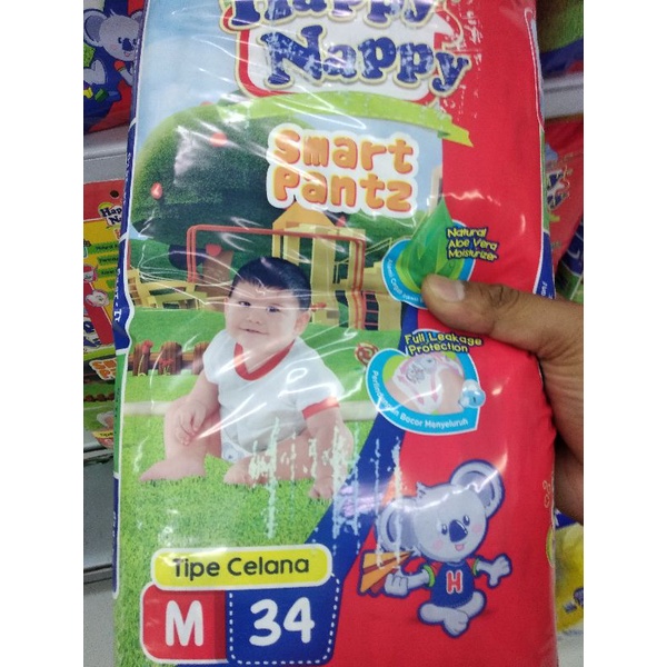 happy nappy smart pantz m34 / happy nappy smart pantz m 34 / happy napy /  happy nappy smart celana 