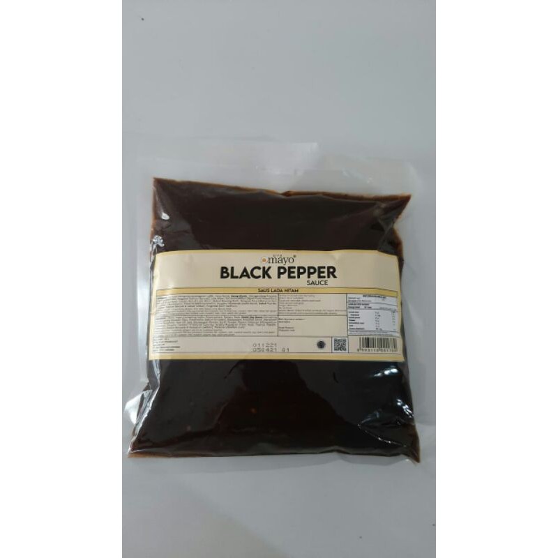 Omayo Blackpepper Sauce 500g - Saus Lada Hitam ala Resto