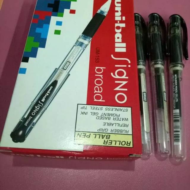 

Pen gel uni ball signo board um 153 1.0mm