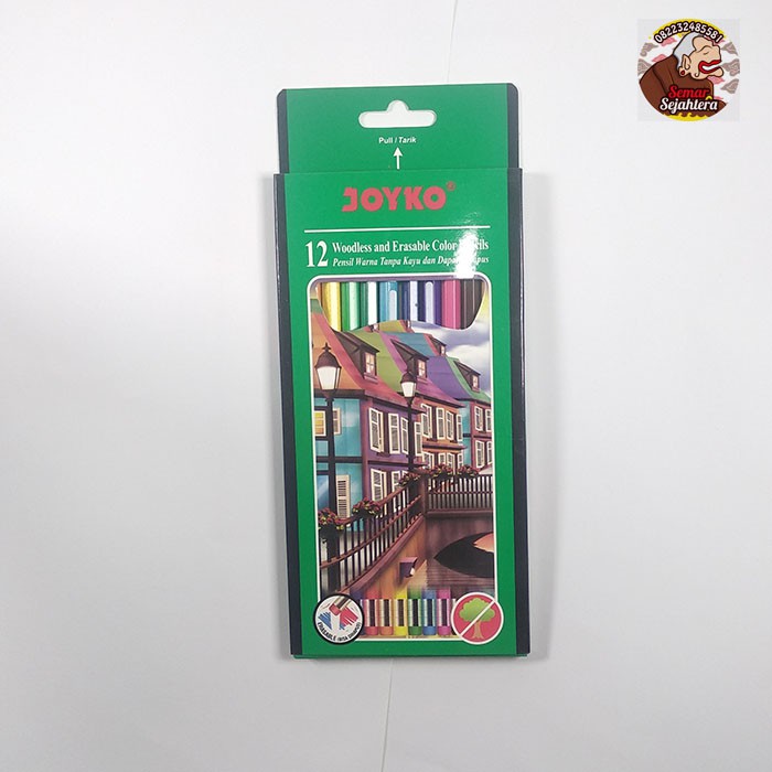 

[SET] JOYKO PENSIL WARNA CP-109 ERASABLE PENSIL WARNA*