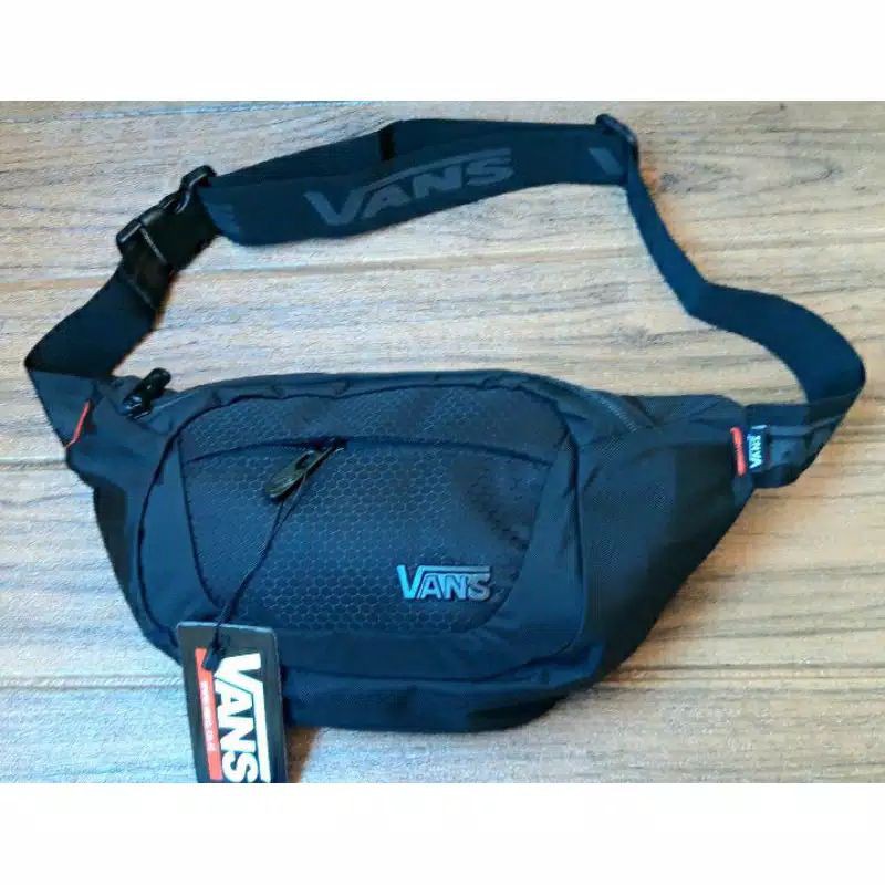 TAS VANSS WAISTBAG VANSS TAS SELEMPANG VANSS PREMIUM LOGO BESI