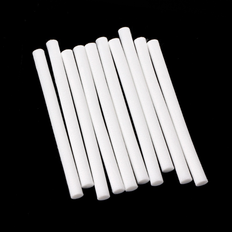 Sun 10Pcs Stik Spons Filter Katun 80mm Pengganti Untuk Humidifier / Diffuser Aroma Terapi