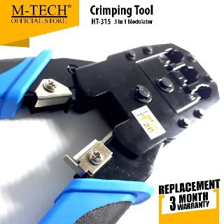 M-TECH ORIGINAL Crimping Tool 3 in 1 Modulator For RJ45 / RJ12 / RJ11