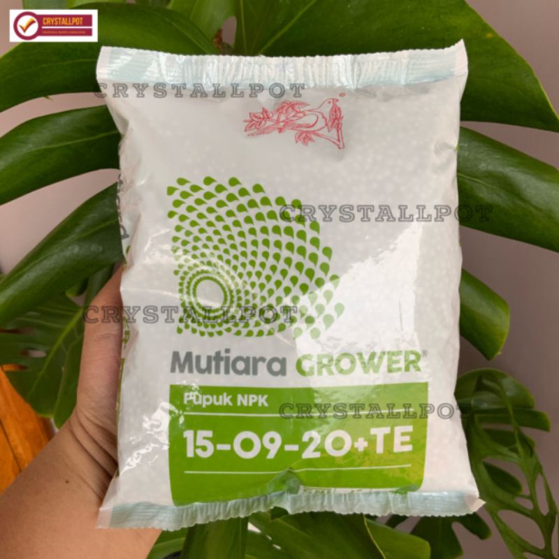 PUPUK MEROKE NPK MUTIARA GROWER 15-09-20+TE KEMASAN PABRIK 1 KG GROWER