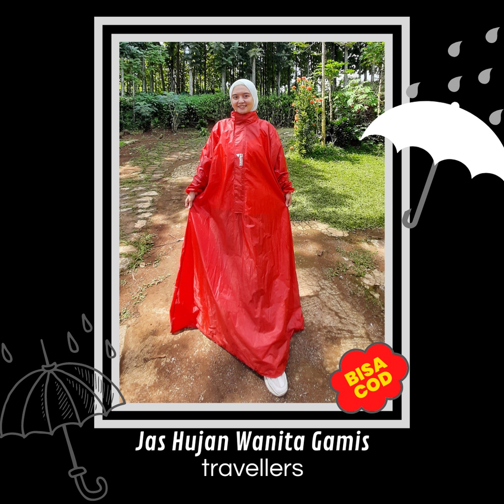 Jas Hujan Wanita Gamis Syari Syar i Jumbo