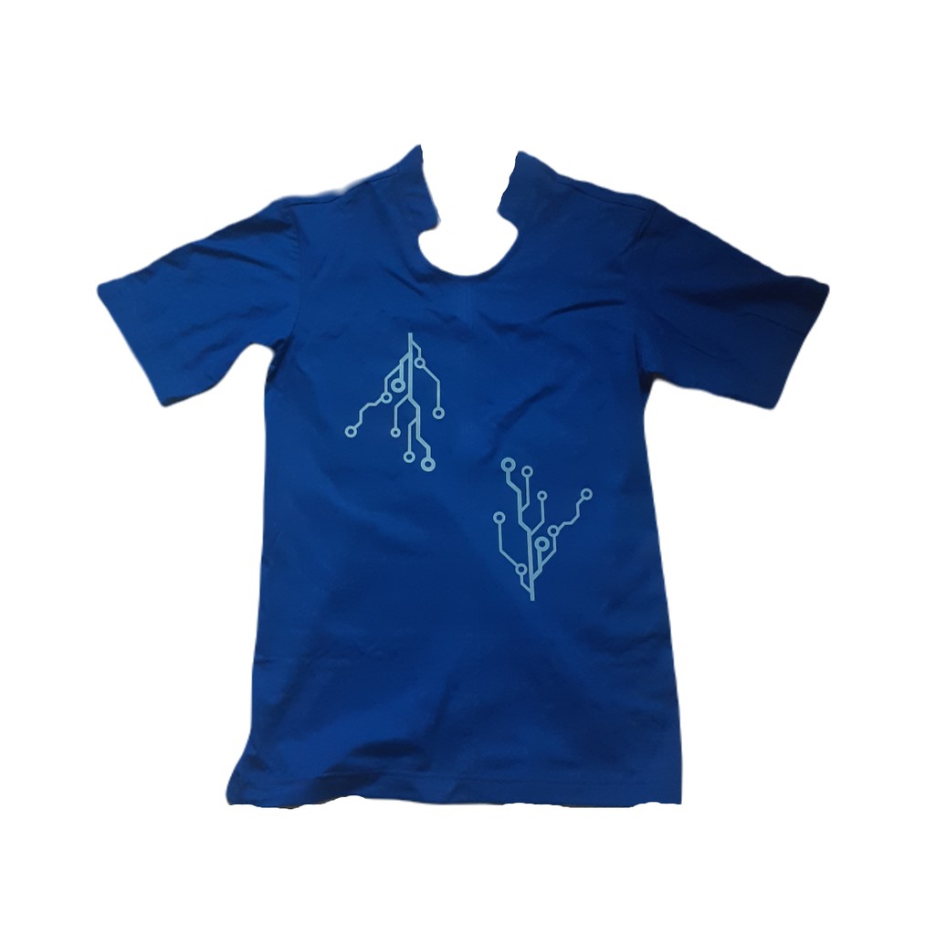 KAOS CETAK DTG DENGAN DESAIN KEREN (BIRU) ELEC