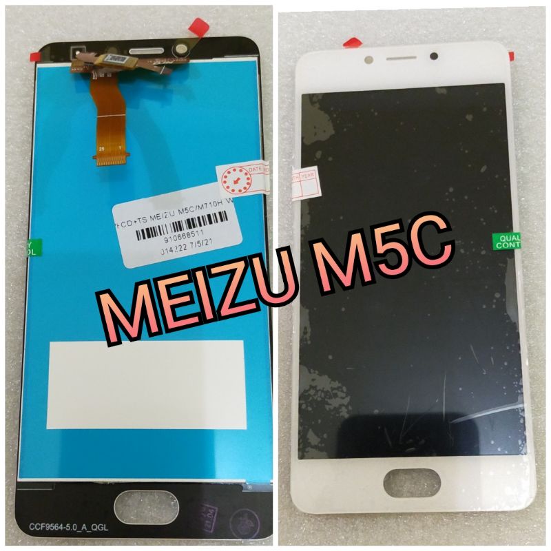 LCD MEIZU M5C blak/white