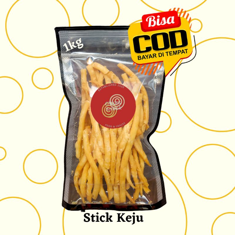 

Stick Keju - Keripik Keju Cheese Stick Stik Keju Gurih Renyah 1kg