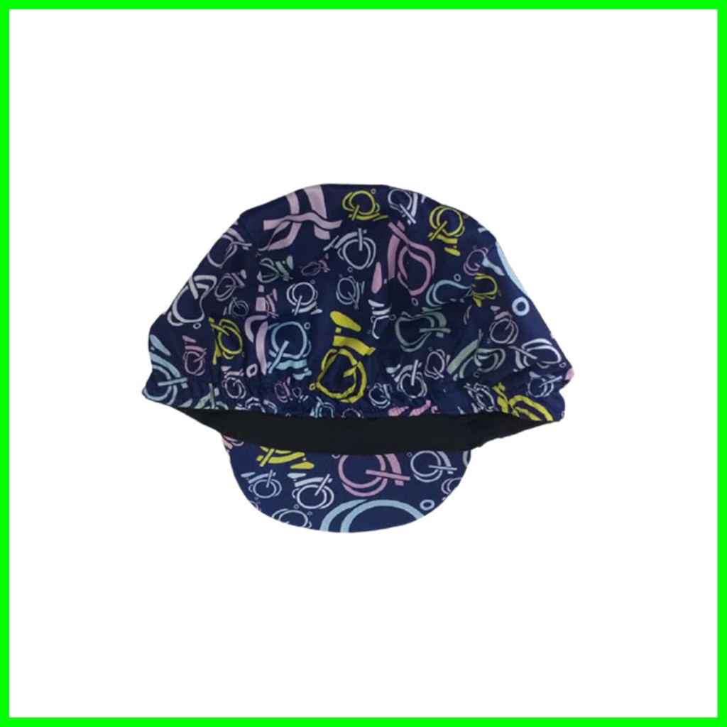 Topi Sepeda / Topi Gowes / Cycling Cup Navy / Topi Sepeda Brompton