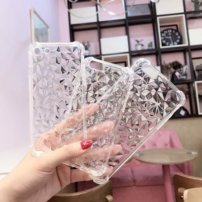 Anti Crack Diamond 3D Soft Case Vivo S1 - V15 - V15 PRO - Y17 - Y91