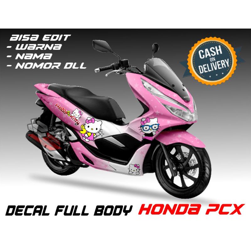 sticker - decal full body Honda pcx hello kitty