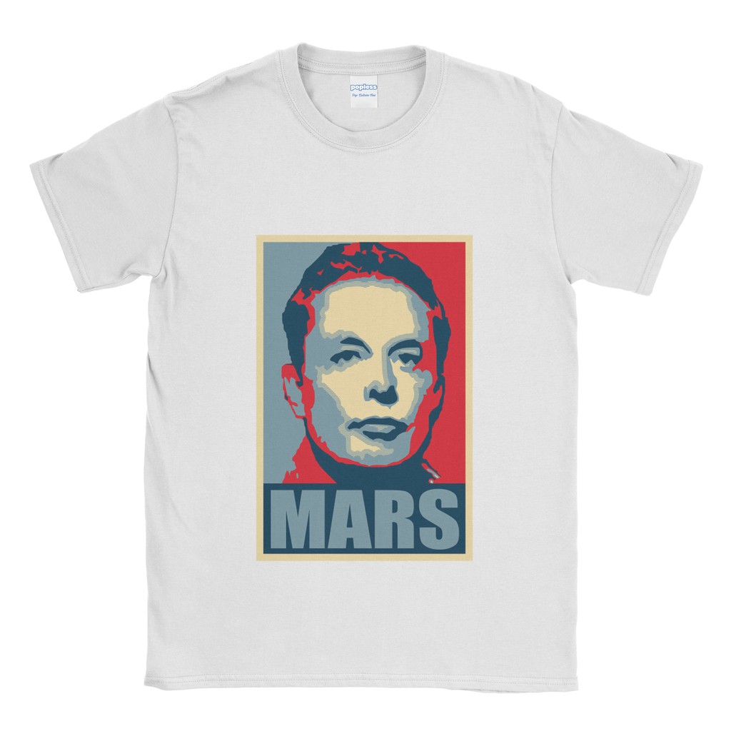 Baju Kaos Tshirt Elon Musk Mars