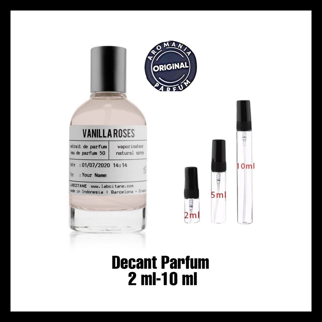 Decant Parfum Labcitane VANILLAROSES Extrait de Parfum