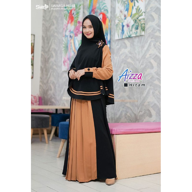 ALEXAGROSIR - AIZZA HITAM SET ROYAL TWIST