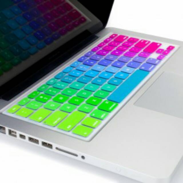 Keyboard Colorful Rainbow Pelangi Warna Warni Cover Protector Penutup Pelindung Macbook 12 Inch