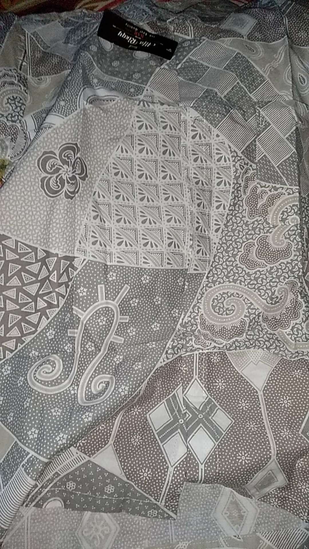 022 Zahira Batik Hrb026 Kenongo Hem Kemeja Batik Pria Lengan Pendek  Katun Primis Halus M L Xl