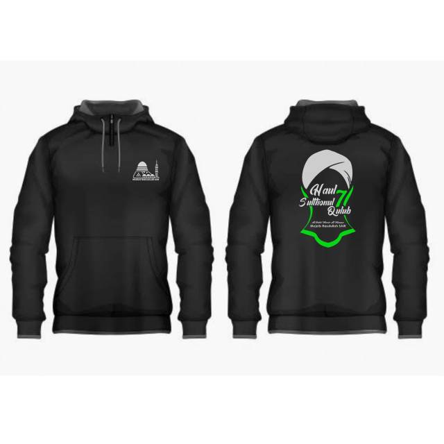 Sweater hoodie edisi Haul habibana Munzir al Musawa 7th / Majelis rasulullah