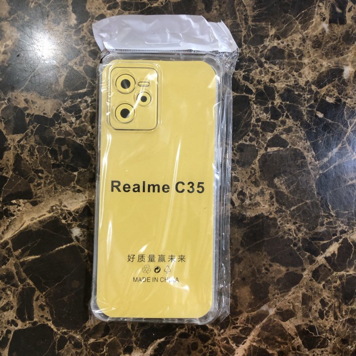 SOFT CASE LENTUR ANTI CRACK BENING FOR REALME C35 / C31 / C30 / C25Y / C25S / C25 / C21Y / C21