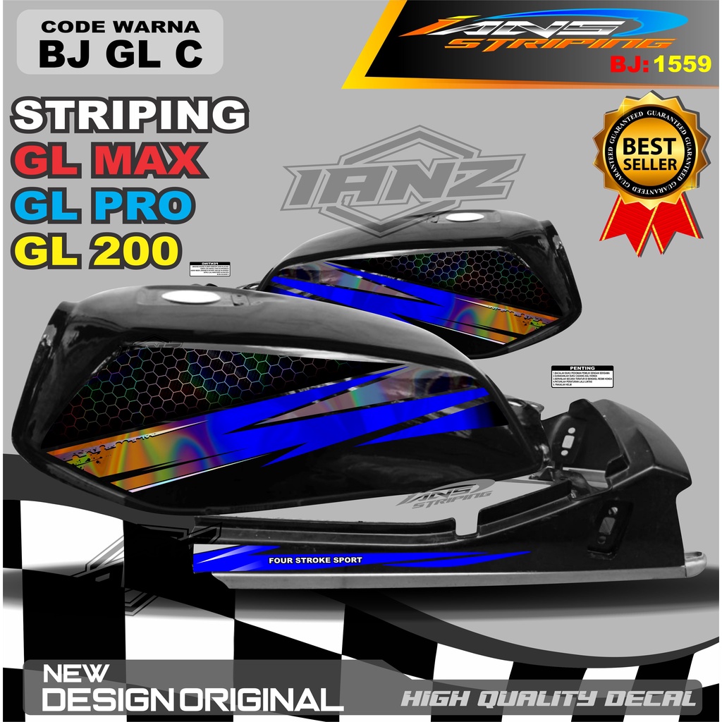 STRIPING COSTUM GL PRO VARIASI HOLOGRAM / STRIPING GL PRO MAX VARIASI HOLOGRAM / STRIPING GL