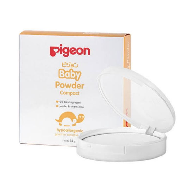 Pigeon Baby Powder Compact 45 g / Bedak Bayi / Bedak Pigeon