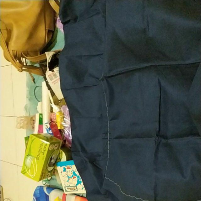 Sepaket Sarung Bantal-guling Jumbo Katun Jepang Sutra Polos Ukuran Kingkoil