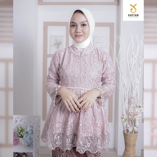 Jual Iroih Mode New Kebaya Qintan Kombinasi Tile Dan Brukat Mewah Daily Kebaya Wisuda