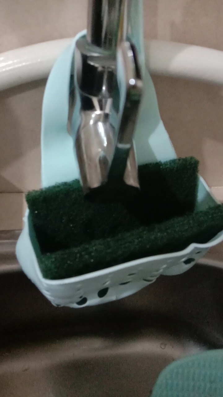 Karet Dapur Tempat Sabun & Spon Cuci Piring Silikon - Wastafel Hanger