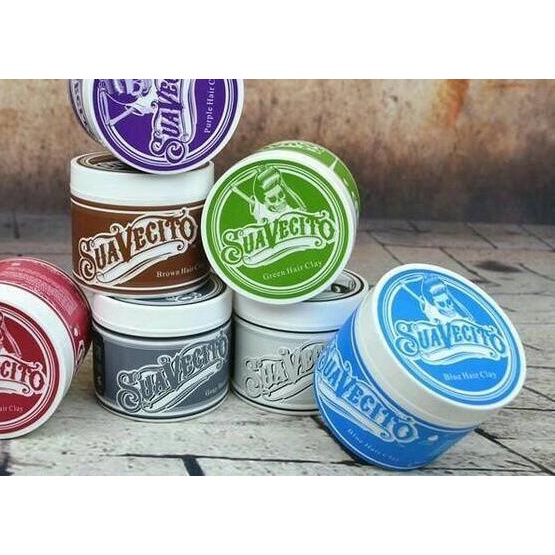 ۞ SUAVECITO HAIR COLOUR ( POMADE WAX WARNA ) 100 % ORIGINAL/100 ML - silver ☑