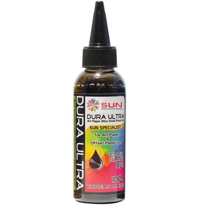 SUN ART PAPER INK 100 ml - Tinta DURA ULTRA BLACK
