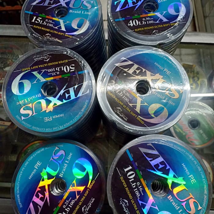 PE BRAID LINE ANYFISH ZEXUS HYPER PE AP-704