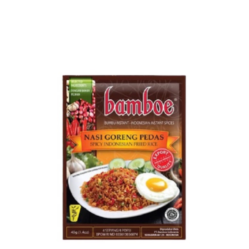 

Bamboe Bumbu Nasi Goreng Pedas 40 gr