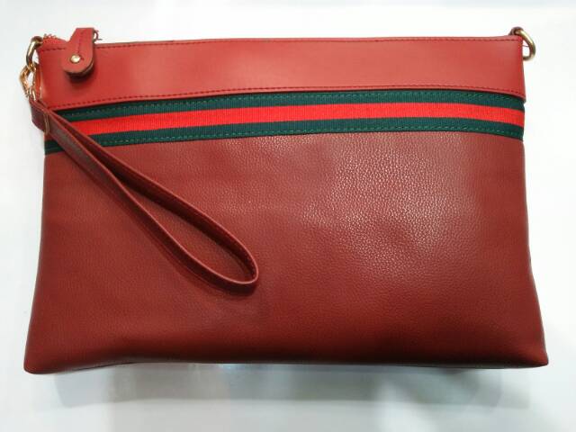 Clucth bag dalam negri kulit slempang