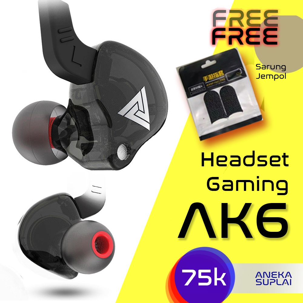 LOKASI MANADO - AK6 Earphone IEM Gaming