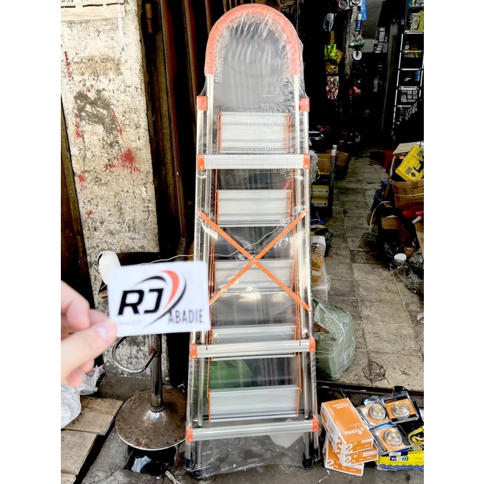 Tangga Rumah Lipat Aluminium Ladder Stainless MULLER 3S Kaki