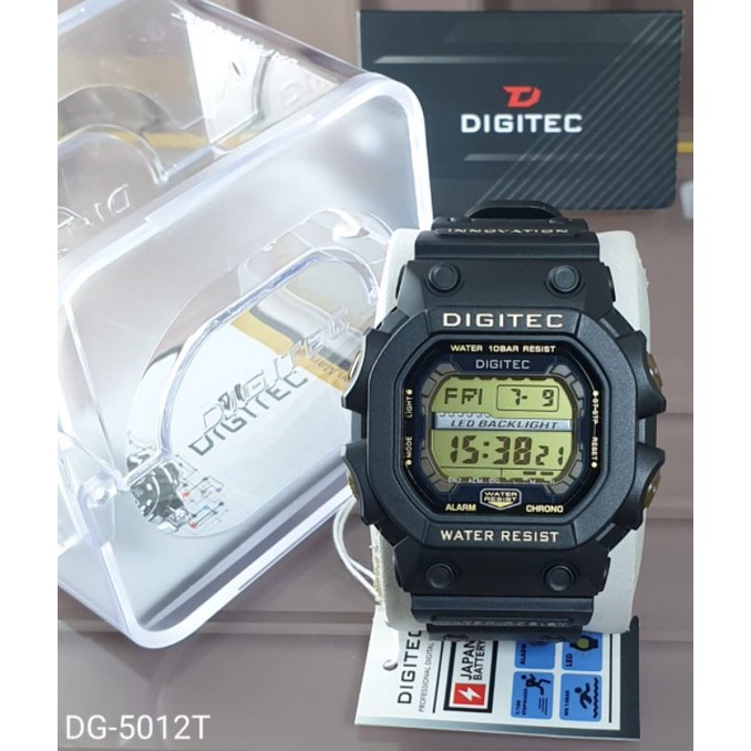 Jam Tangan Pria Digital Digitec Original DG-5012T Tahan Air Gratis Ongkir COD