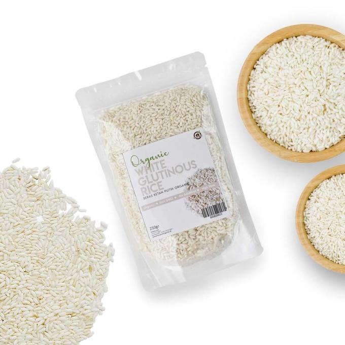 

House Of Organix Organic White Glutinous Rice/Beras Ketan Putih 250 Gr