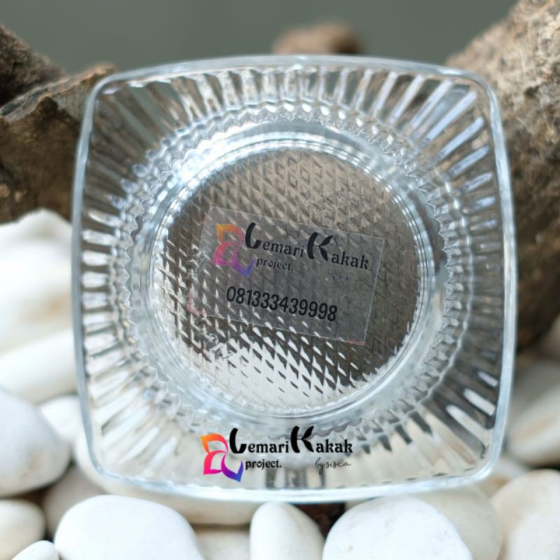 Souvenir Asbak Kaca Kotak