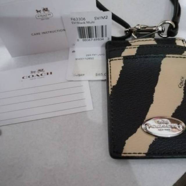 Jual COACH Name Tag / Card / ID Holder (New with tag Original