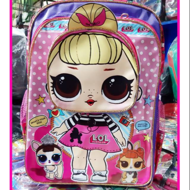 Tas Anak Perempuan / Tas Anak lol / Tas Kepala lol / Tas Anak sd.