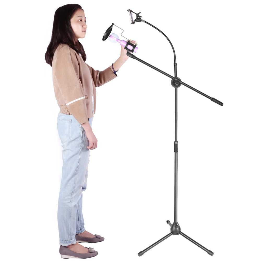 Stand Holder Microphone Smartphone Terbaru Standmic Handphone Terbaru Stand Mic 360 Derajat Terbaru