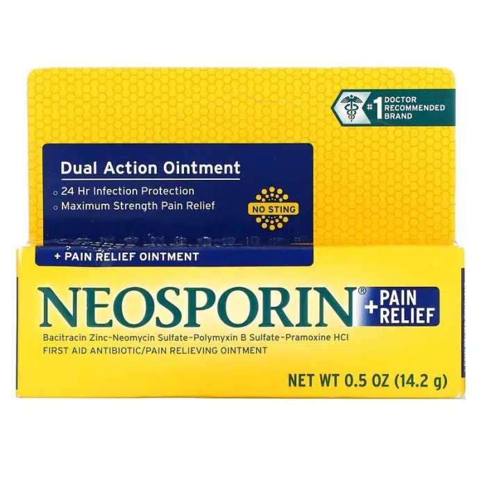 Neosporin Dual Action Pain Relief Ointment (14.2 g) Salep