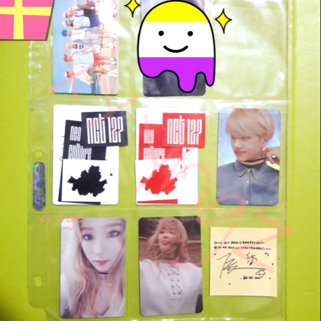 OFFICIAL NCT PHOTOCARD / NCT STICKER / TAEYEON PHOTOCARD