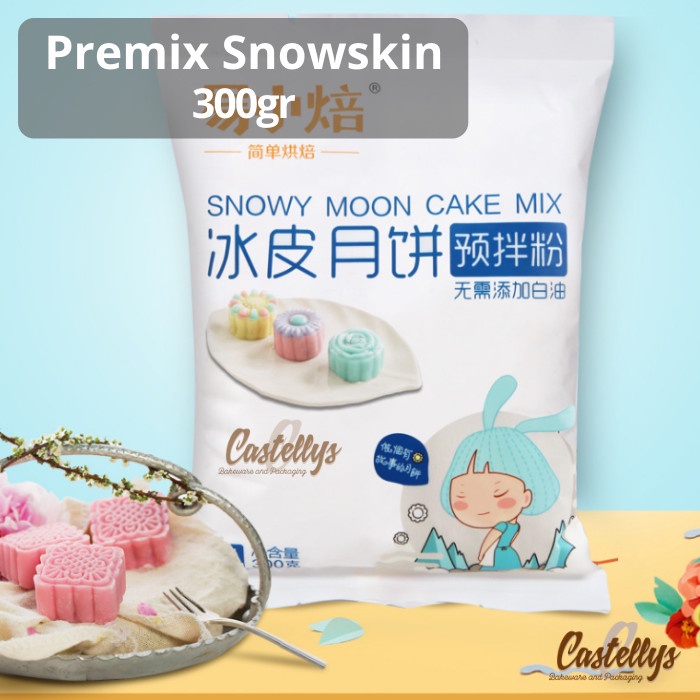 

BISA COD Premix Ready Mix Snowskin Mooncake 300gr Kue Bulan Import Premium