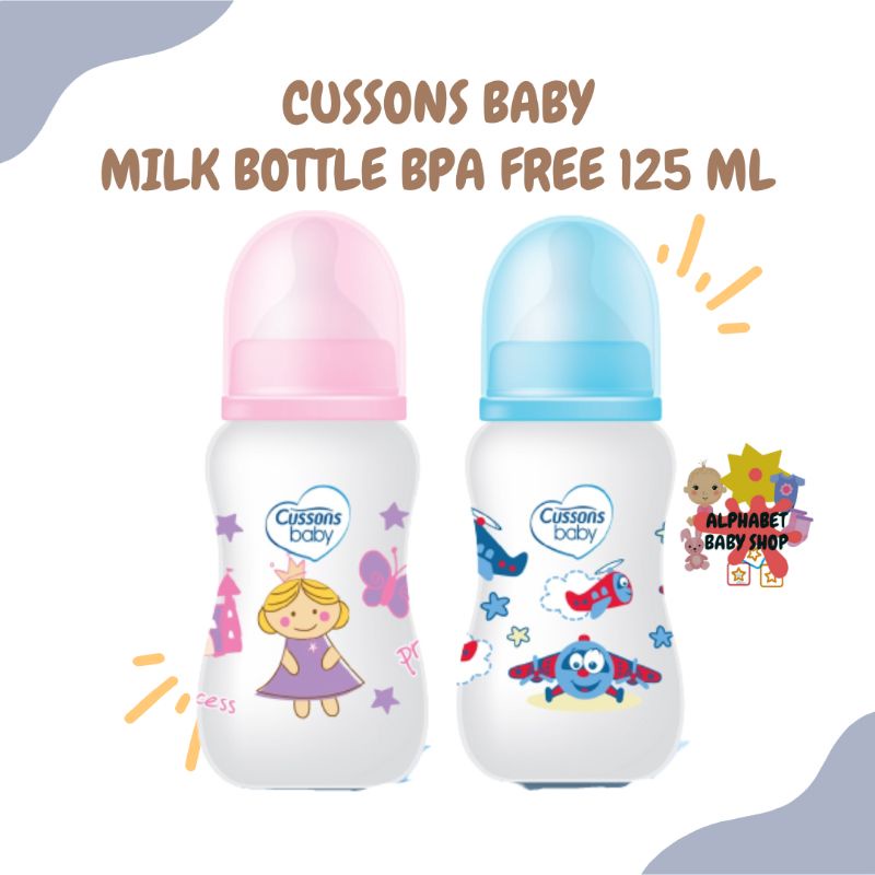 Jual CUSSONS BABY MILK BOTTLE BPA FREE 125 mL / BOTOL SUSU CUSSONS BPA