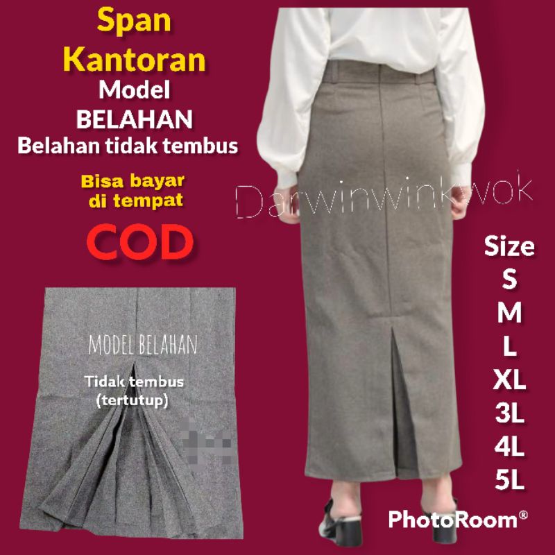 (Span kantor) Rok kerja wanita ROK SEPAN KERJA ROK HITAM KANTORAN ROK SEPAN ROK KANTOR Rok span Rok hitam kantor